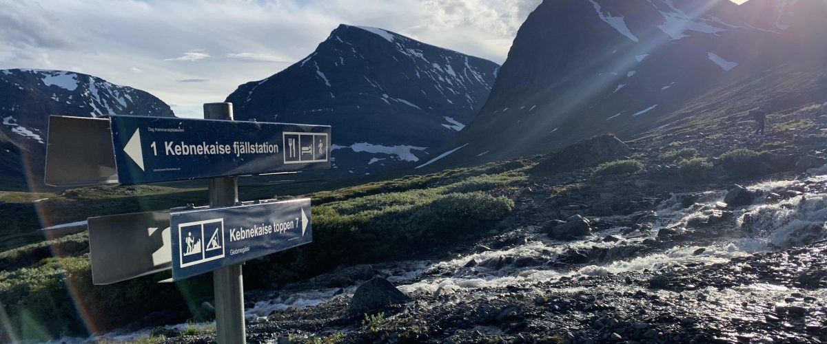 Kebnekeise najwyższa góra w Szwecji.