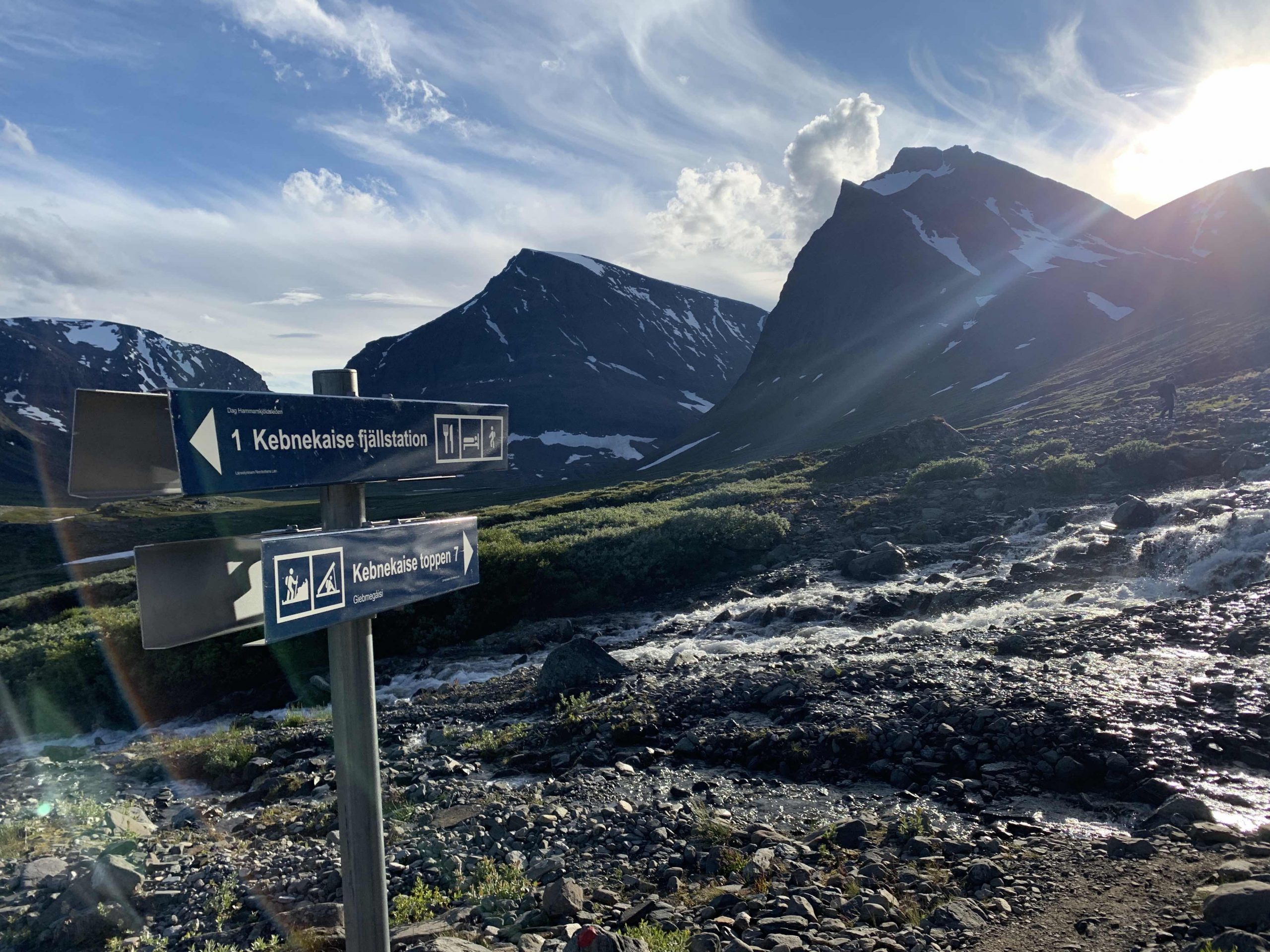 Kebnekeise najwyższa góra w Szwecji.