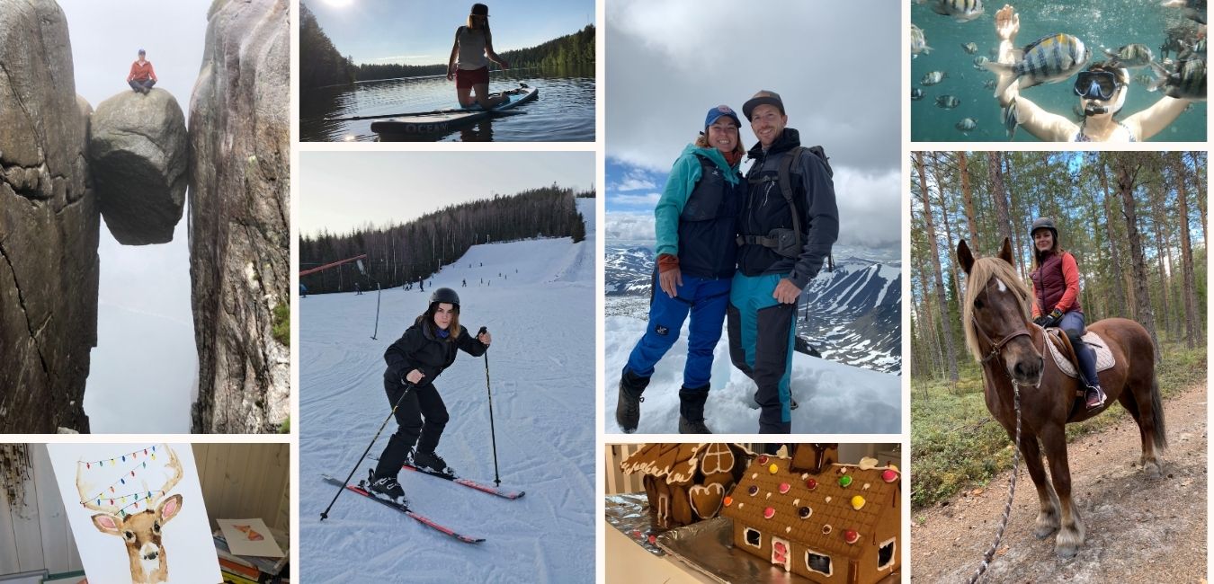 Kolaż zdjęć z moich pierwszych razy.