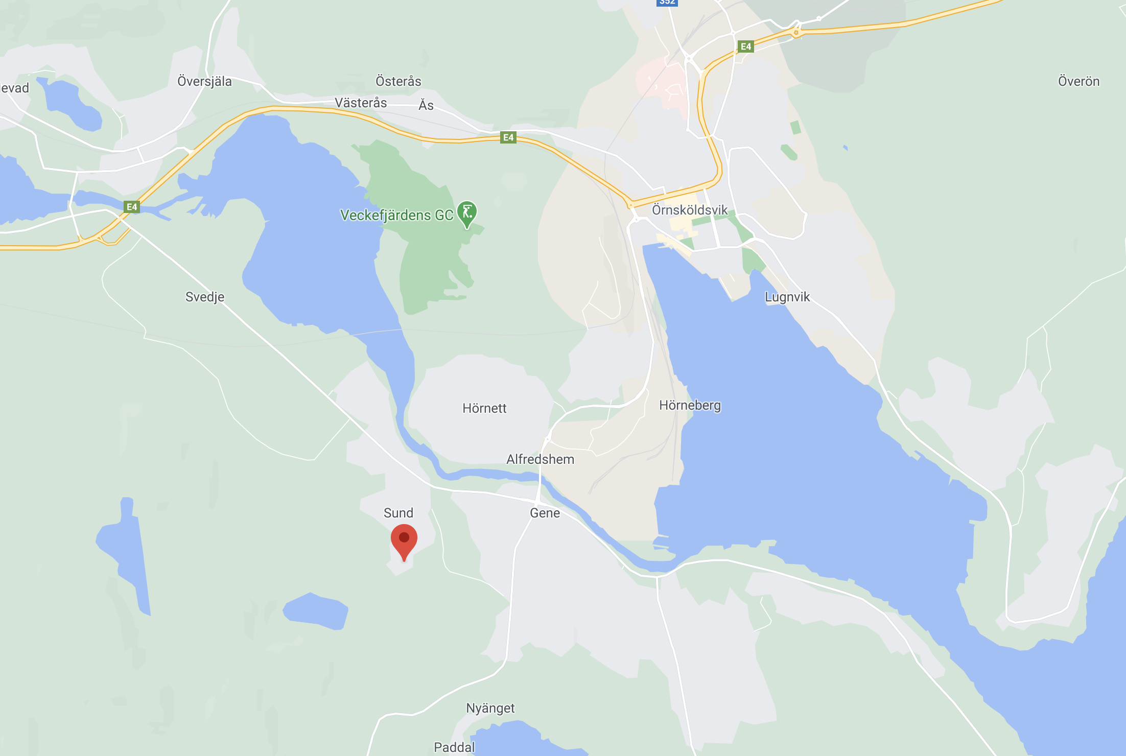 Jaskinia lodowa w Örnsköldsvik.