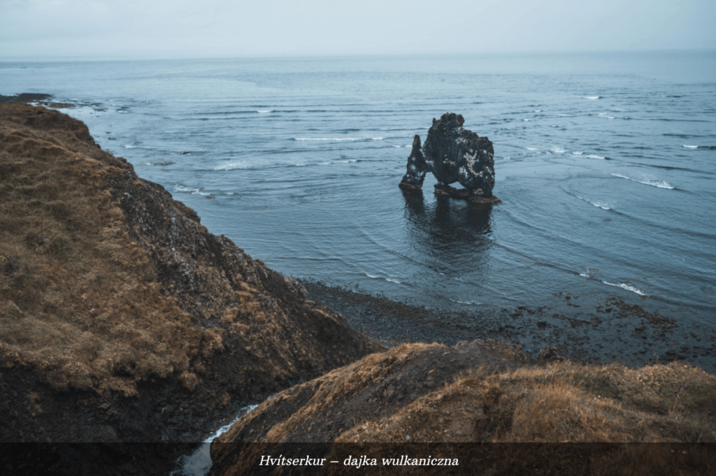 Dajka wulkaniczna na Islandii.